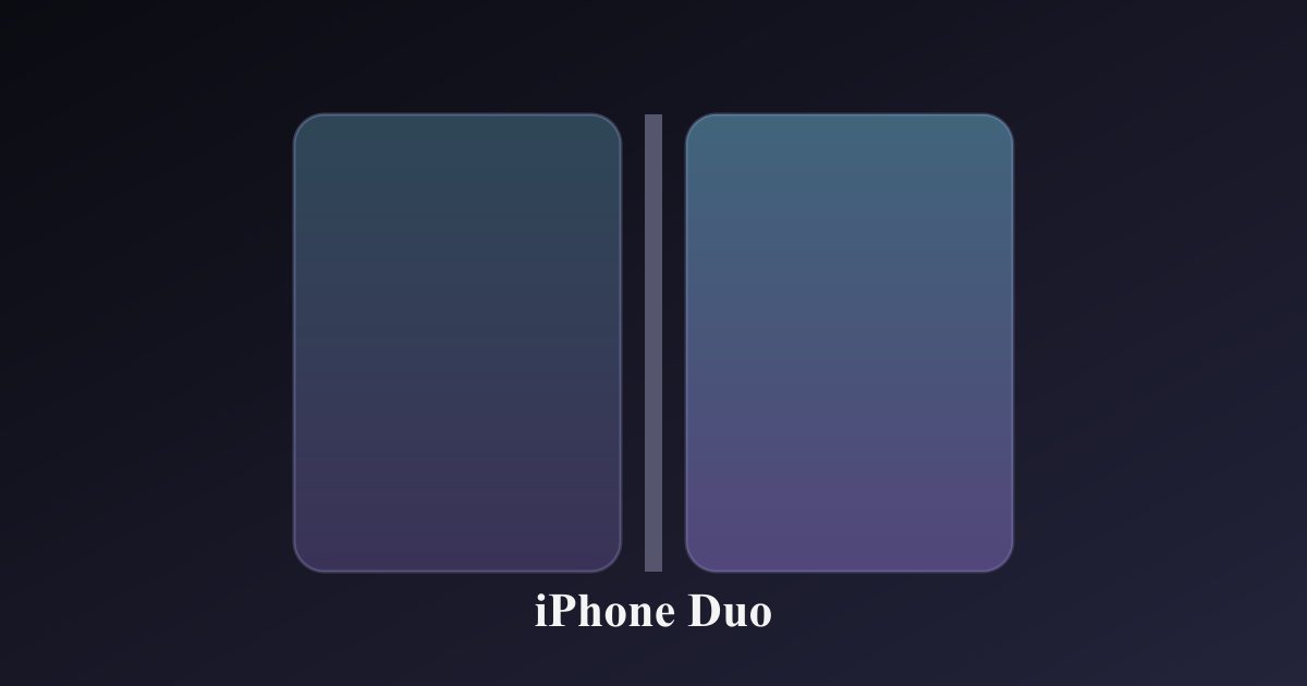 iPhone Duo First Look: Apple's $1,999 Foldable Is Real